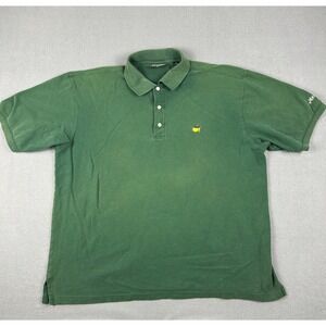 Masters Golf Polo Shirt Men's XL Green Augusta National‎ Collection Cotton